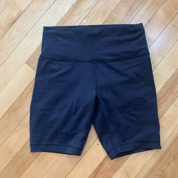 Lululemon Black Bike Shorts - Picture 1 of 3